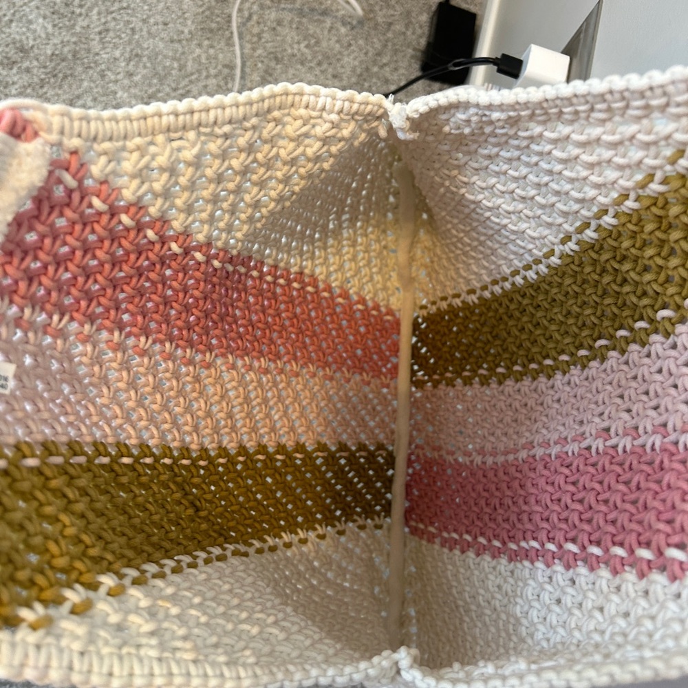 Aerie Multicolor Crochet Tote Bag - Picture 4 of 5